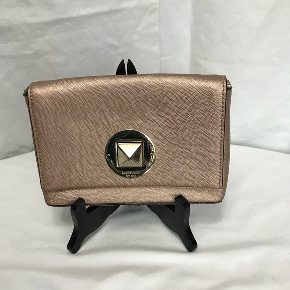 Kate Spade Newbury Lane Sally Crossbody in Rose Gold GUC - Picture 1 of 6